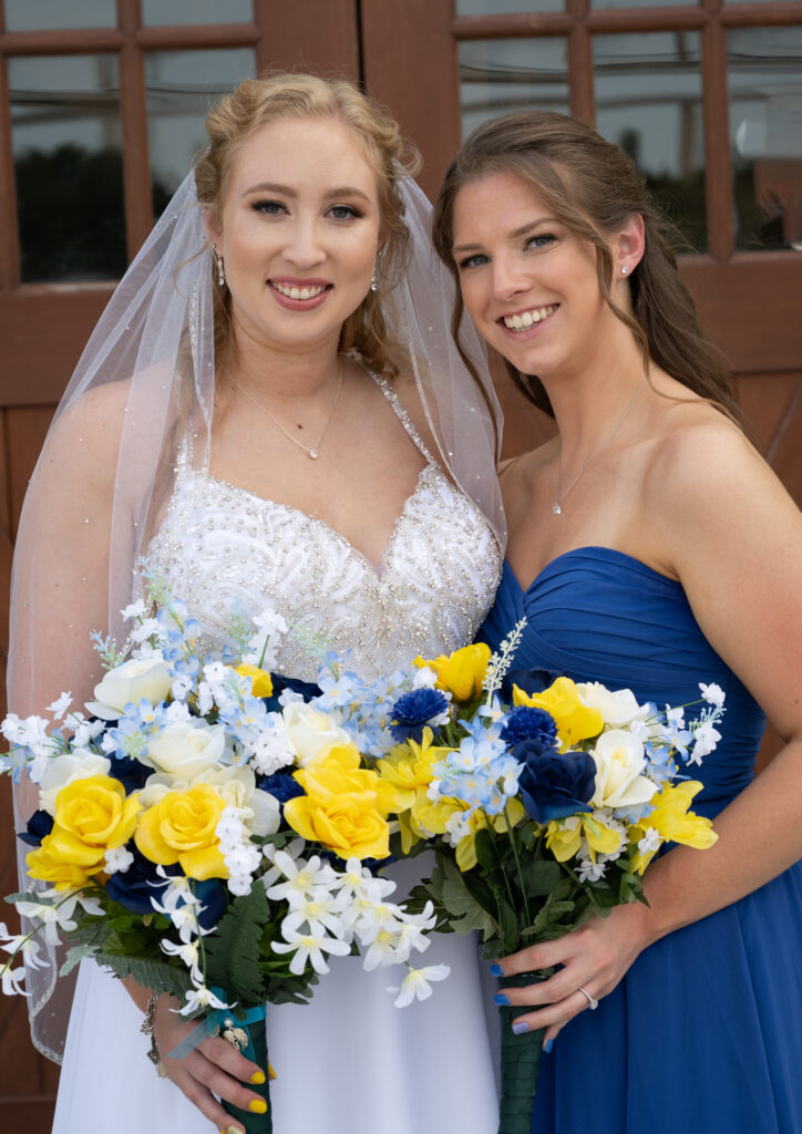 Bride with Maid of Honor