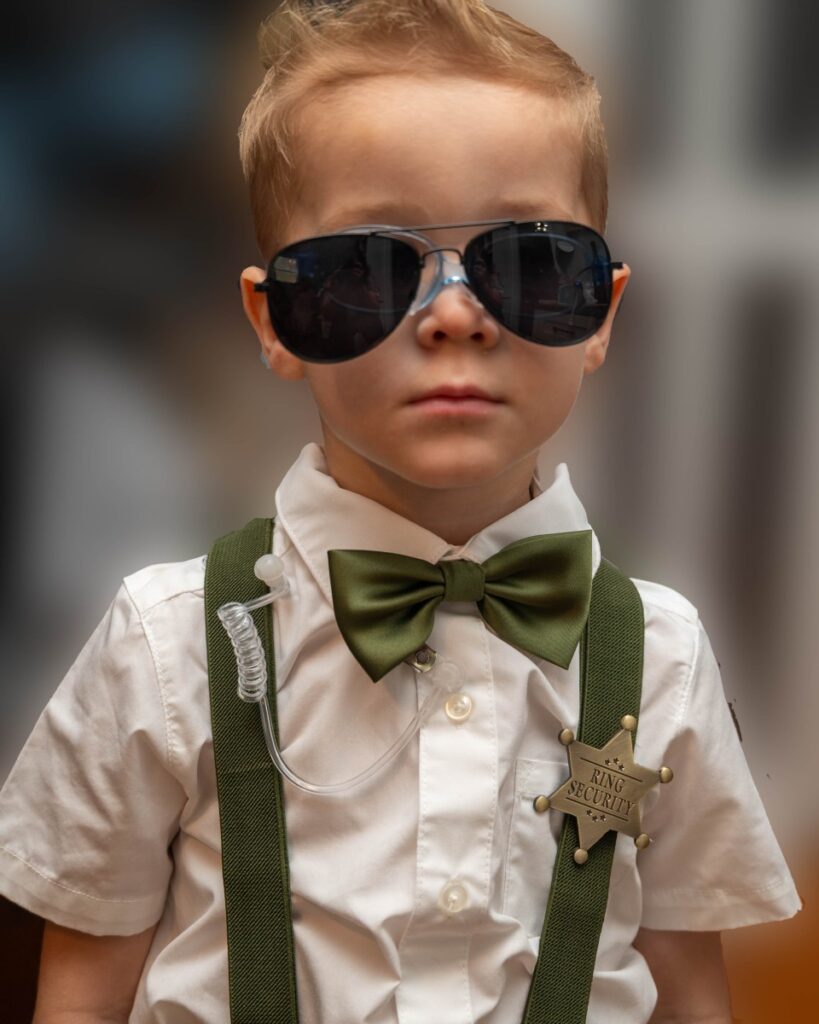 Ring Bearer with sun glasses, Smyrna, DE