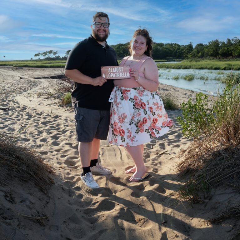 Kaylan and Joe Engagement, she'll be taking his last name, taken at Sandy Hook, NJ