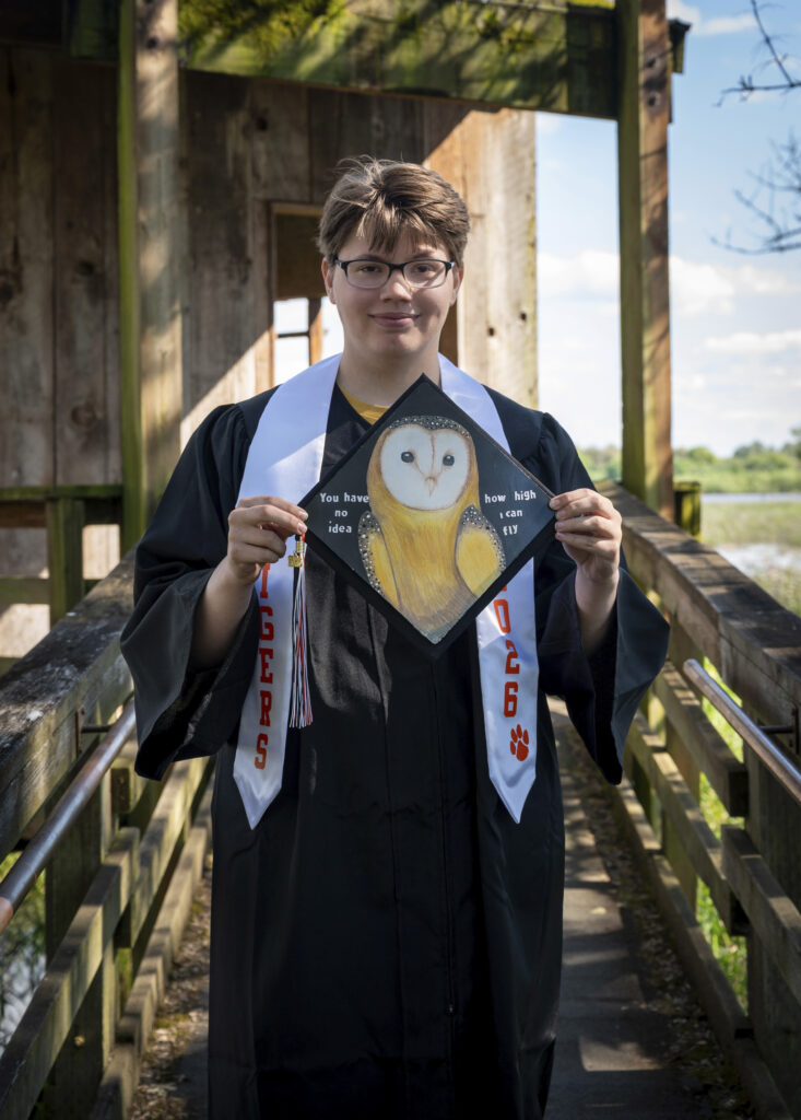 Paige's senior picture - onward to conserving wildlife
